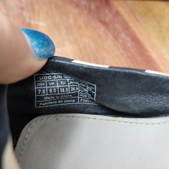 UGG Summer Heel Lucianna Stripe 4.5" Espadrille Wedge Sandal Womens 7.5 - Picture 7 of 7